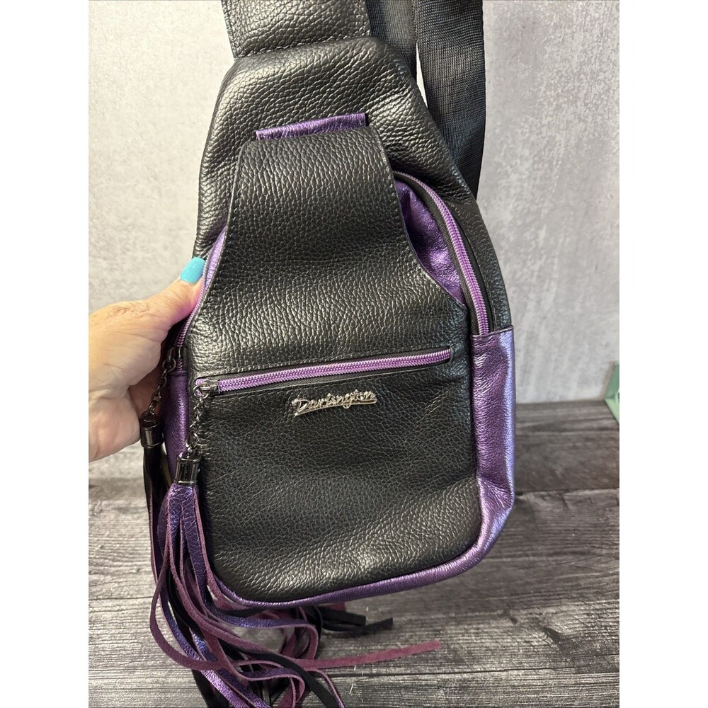 Darlington Leather Crossbody Hobo Bag - Picture 3 of 6